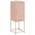 Produktbild 4 för Högskåp rosa 36x39x107 cm stål