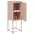 Produktbild 5 för Högskåp rosa 36x39x107 cm stål