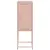 Produktbild 6 för Högskåp rosa 36x39x107 cm stål