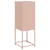 Produktbild 8 för Högskåp rosa 36x39x107 cm stål