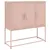 Produktbild 2 för Högskåp rosa 100,5x39x107 cm stål