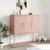 Produktbild 3 för Högskåp rosa 100,5x39x107 cm stål