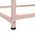 Produktbild 11 för Högskåp rosa 100,5x39x107 cm stål