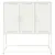 Produktbild 6 för Högskåp vit 100,5x39x107 cm stål