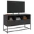 Produktbild 4 för TV-skåp svart 100,5x39x60,5 cm stål