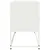 Produktbild 7 för TV-skåp vit 100,5x39x60,5 cm stål