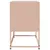 Produktbild 7 för TV-skåp rosa 68x39x60,5 cm stål