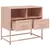Produktbild 9 för TV-skåp rosa 68x39x60,5 cm stål