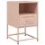 Produktbild 5 för Sängbord 2 st rosa 36x39x60,5 cm stål