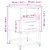 Produktbild 12 för Sängbord vit 36x39x60,5 cm stål