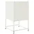 Produktbild 8 för Sängbord vit 36x39x60,5 cm stål