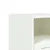 Produktbild 10 för Sängbord vit 36x39x60,5 cm stål