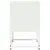 Produktbild 7 för Sängbord 2 st vit 36x39x60,5 cm stål