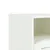 Produktbild 10 för Sängbord 2 st vit 36x39x60,5 cm stål