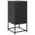 Produktbild 8 för Sängbord 2 st svart 36x39x78 cm stål