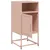 Produktbild 9 för Sängbord rosa 36x39x78 cm stål