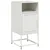 Produktbild 2 för Sängbord vit 36x39x78 cm stål