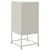 Produktbild 8 för Sängbord vit 36x39x78 cm stål