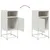 Produktbild 10 för Sängbord vit 36x39x78 cm stål