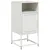 Produktbild 5 för Sängbord 2 st vit 36x39x78 cm stål