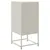 Produktbild 8 för Sängbord 2 st vit 36x39x78 cm stål