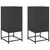 Produktbild 2 för Sängbord 2 st svart 36x39x78 cm stål