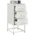 Produktbild 5 för Sängbord vit 36x39x78 cm stål