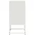 Produktbild 7 för Sängbord 2 st vit 36x39x78 cm stål