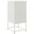 Produktbild 8 för Sängbord 2 st vit 36x39x78 cm stål