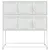 Produktbild 6 för Skänk vit 100,5x39x107 cm stål