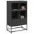 Produktbild 7 för Högskåp svart 68x39x111,5 cm stål