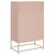Produktbild 6 för Högskåp rosa 68x39x111,5 cm stål