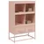 Produktbild 7 för Högskåp rosa 68x39x111,5 cm stål