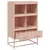Produktbild 8 för Högskåp rosa 68x39x111,5 cm stål