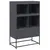 Produktbild 2 för Högskåp antracit 68x39x111,5 cm stål