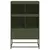 Produktbild 4 för Högskåp olivgrön 68x39 x111,5 cm stål
