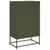 Produktbild 6 för Högskåp olivgrön 68x39 x111,5 cm stål