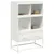 Produktbild 4 för Högskåp vit 68x39x111,5 cm stål