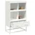 Produktbild 9 för Högskåp vit 68x39x111,5 cm stål