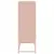 Produktbild 6 för Högskåp rosa 68x39x111,5 cm stål