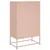 Produktbild 7 för Högskåp rosa 68x39x111,5 cm stål