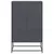 Produktbild 5 för Högskåp antracit 68x39x111,5 cm stål