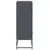 Produktbild 6 för Högskåp antracit 68x39x111,5 cm stål