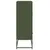 Produktbild 6 för Högskåp olivgrön 68x39 x111,5 cm stål