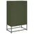 Produktbild 7 för Högskåp olivgrön 68x39 x111,5 cm stål