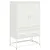 Produktbild 2 för Högskåp vit 68x39x111,5 cm stål