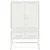 Produktbild 5 för Högskåp vit 68x39x111,5 cm stål