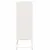 Produktbild 6 för Högskåp vit 68x39x111,5 cm stål