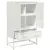 Produktbild 8 för Högskåp vit 68x39x111,5 cm stål