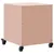 Produktbild 8 för Sängbord rosa 36x38,5x43,5 cm stål